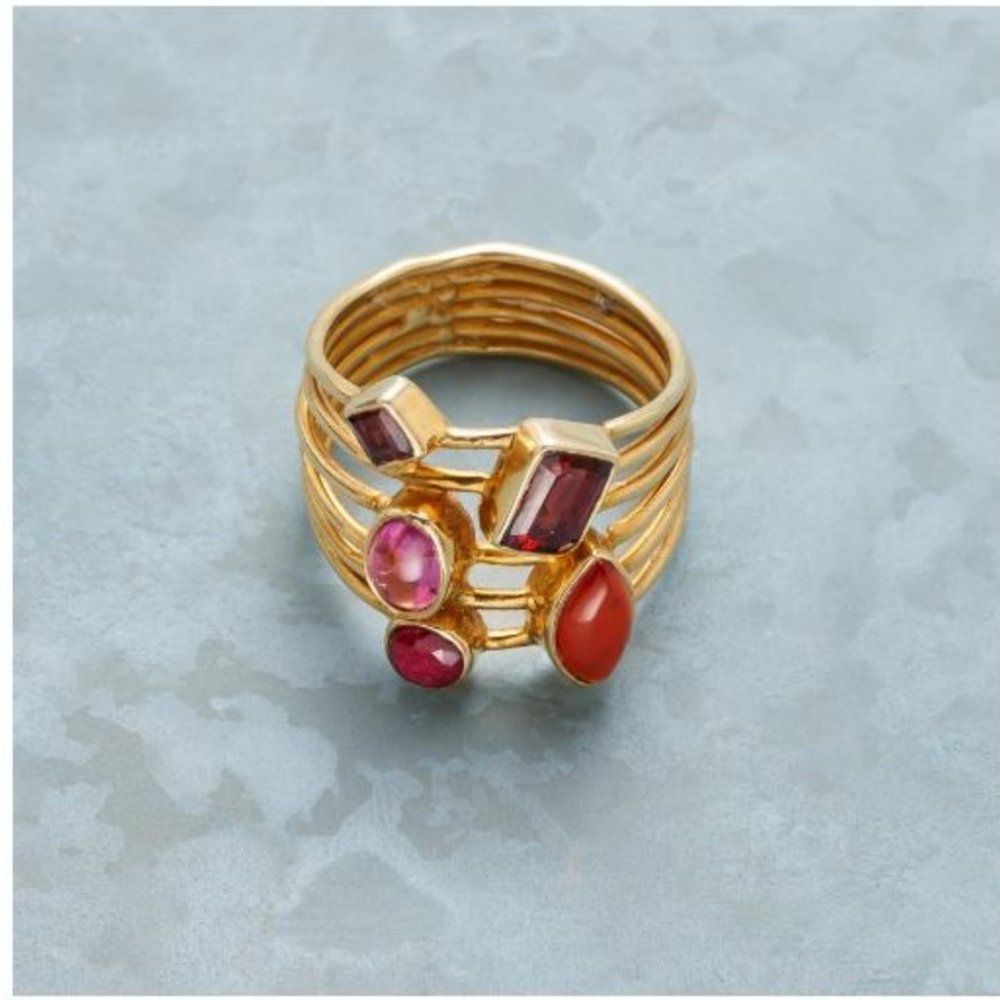 NIB Sundance Catalog "Chocolate Box" ring, size 8 - Picture 2 of 12